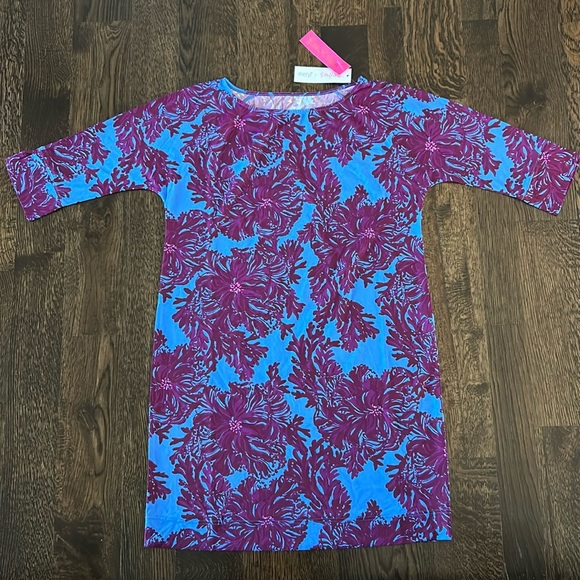 Lilly Pulitzer Dresses & Skirts - Lilly Pulitzer Braedyn UPF 50+ Dress Chilly Lilly Feel Like a Shellebrity Abaco